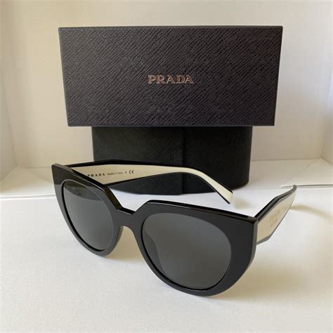 black and white sunglasses prada|prada sunglasses outlet online store.